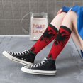 thumbnail image 7 of Women's Knee High Socks Albania Flag Thermal Soft Knee Long Socks, 7 of 7
