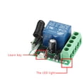 thumbnail image 4 of Injueey DC 12V 1CH Módulo inalámbrico Universal RF Interruptor de control remoto Receptor Controlador Placa PCB Electrónica miscelánea, 4 of 6