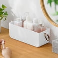 thumbnail image 6 of Hanging Storage Basket, Bedside Caddy, Bed Organizer with Hook, Dorm Room Essentials, Remote Holder, Wall Mounted Organizer, Large Capacity Hanging Shelf for Bedroom, Dorm, 6 of 7