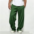 thumbnail image 2 of Mens Sweatpants Athletic with Pockets Joggers Drawstring Elastic Waist for Men Straight Leg Lounge Pants Running Gym Casual, 2 of 7