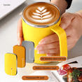 thumbnail image 5 of Eyucdvc 12 oz Double Wall Insulated Stainless Steel Tumbler with Handle and Lid Spill Proof Travel Coffee Cup for Hot Cold Beverages Reusable Thermal Water Mug for Kitchen Outdoor Daily Use, 5 of 6