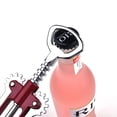 thumbnail image 3 of Red Wine Winged Stainless Steel Corkscrew, 3 of 6