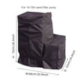 thumbnail image 3 of CREATITOY Outdoor Pool Pump Filter Cover Oxford Fabric Waterproof Dust Proof Sun Protection for Garden, 3 of 9