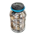 Money Box with Lock LCD Digital Counter 2.5L Capacity Clear Plastic