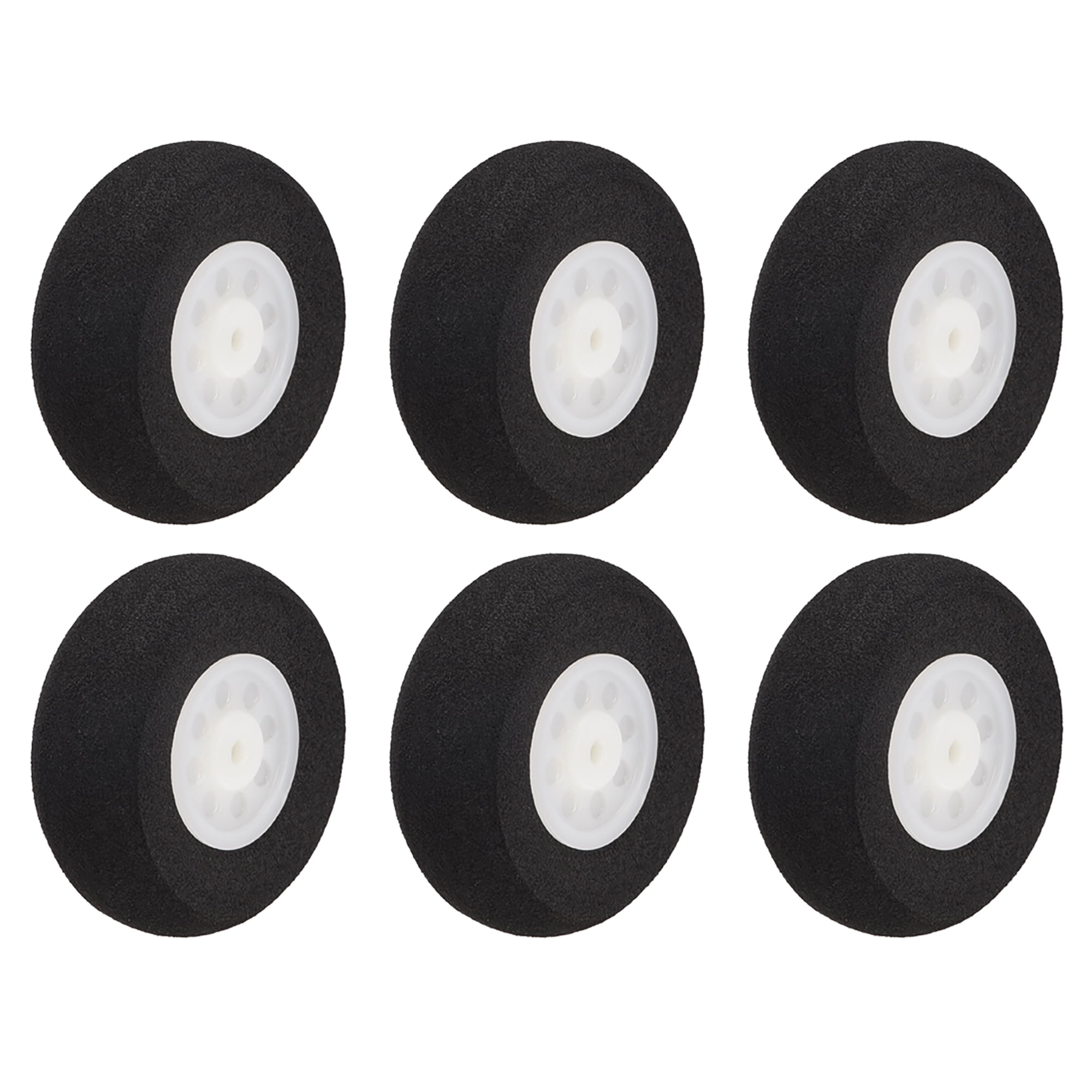 RC Airplane Wheels 6PCS RC Airplane Aircraft Sponge Wheels 1.18 inch x