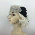 thumbnail image 3 of Diadema de plumas de balck de de imitación de cristal brilnte retro 1920 Peluquería de mujeres BLESIY Las mujeres con banda de sujeción, 3 of 8