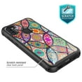 thumbnail image 2 of Samsung Galaxy A71 Case (NOT FOR A71 5G Version), Rosebono Hybrid IMD Design Graphic Anti-Scratch Fashion Cute Colorful Silicone Skin Cover Armor Case for Samsung Galaxy A71 (Colorful Mandala), 2 of 5