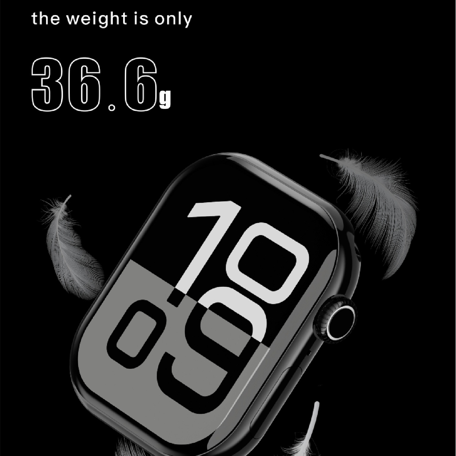 E EYAFA Hello plum 26 Smart Watch with 2.06 inch AMOLED Screen,1GB ROM,Support What's APP Message Reply,Man and Women's Smart Sports Watch