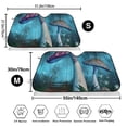 thumbnail image 3 of Kdxio Fantasy Mushrooms Print Windshield Sun Shade,UV Rays and Sun Heat Protection,Sunshade for Car Windshield,Car Shade Front Windshield - Small, 3 of 6