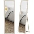 thumbnail image 1 of HOMCOM 64" x 21" Full Length Mirror, Rectangular Full Body Mirror, White, 1 of 10