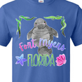 thumbnail image 4 of Inktastic Fort Myers Florida Cute Swimming Manatee T-Shirt, 4 of 5