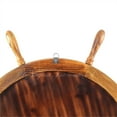 thumbnail image 4 of Wooden Antique Brown Torched Santorini - (30 Inches), 4 of 6