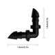 thumbnail image 2 of Accesorios de codos de púas para sistema de tubería de riego por goteo, macizos de flores, jardines de verduras, jardines de hierbas 50 Piezas Eigraketly HA3654-00B, 2 of 6