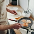 thumbnail image 5 of Innerwell 11-Inch Nonstick Granite Coating Crepe Pan, Flat Skillet, Tortilla Pan for Roti, Pancakes, and Dosa, 5 of 8