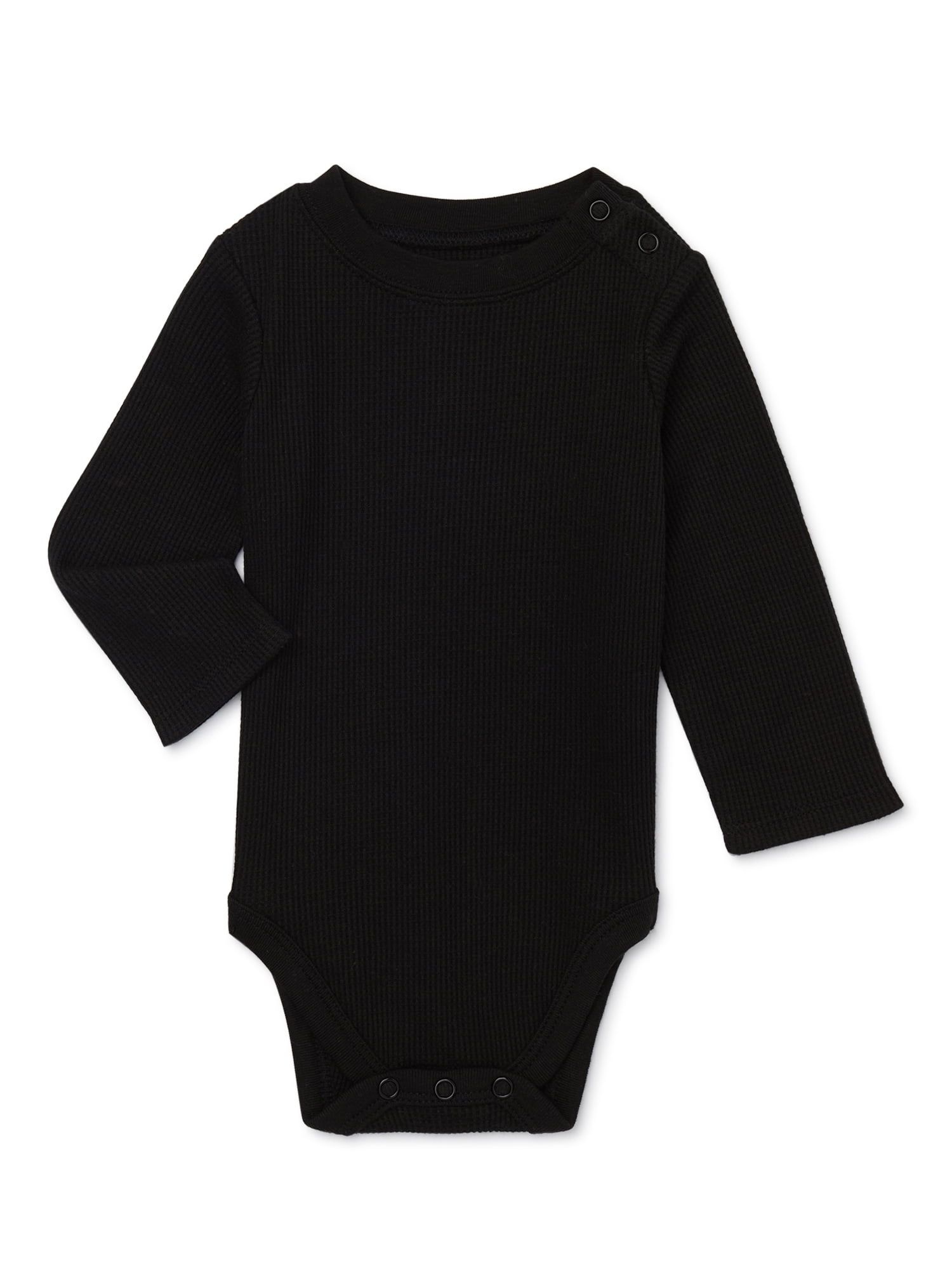 Garanimals Baby Boy Thermal Bodysuit with Long Sleeves, Sizes 0/3