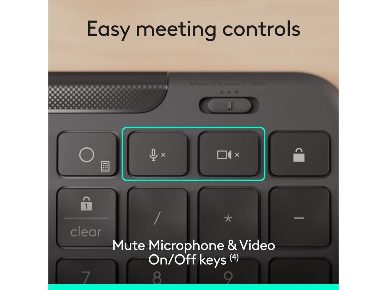 Logitech Signature Slim K620 Wired Keyboard for Business, Graphite