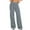 #03Gray, variant on Straight Leggings Bottoms Wide Leg Pants for Women High Waist Stretch Casual Sweatpants Blue S
