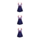 thumbnail image 4 of Qarigey Sexy Backless mujeres Swim Dress Beach Girls traje de baño moda Ladies traje de baño Swimdress ropa 2XL rayas blancas Type1 NO1, 4 of 6