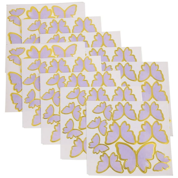10 Set of Butterfly Cake Toppers Butterfly Cupcake Toppers Birthday Cake Topper Cake Picks Party Decor