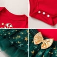 thumbnail image 7 of Baby Girl Christmas Outfit Long Sleeve Ruffle Princess Tutu Dress Headband Christmas Tutu Dress Outfit Long Sleeve Ribbed Ruffle Glitter Tulle Princess Dress Christmas Outfits, 7 of 7