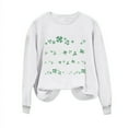 thumbnail image 4 of Chandail de la Saint-Patrick pour Femmes à Col Rond Imprimé Saint-Patrick Manches Longues, 4 of 4