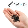 thumbnail image 4 of 54pcs Sewing Hooks and Eyes Closure Suitable for Skirt Bra Clothing Trousers Sewing DIY Craft Dark Black, 4 of 6