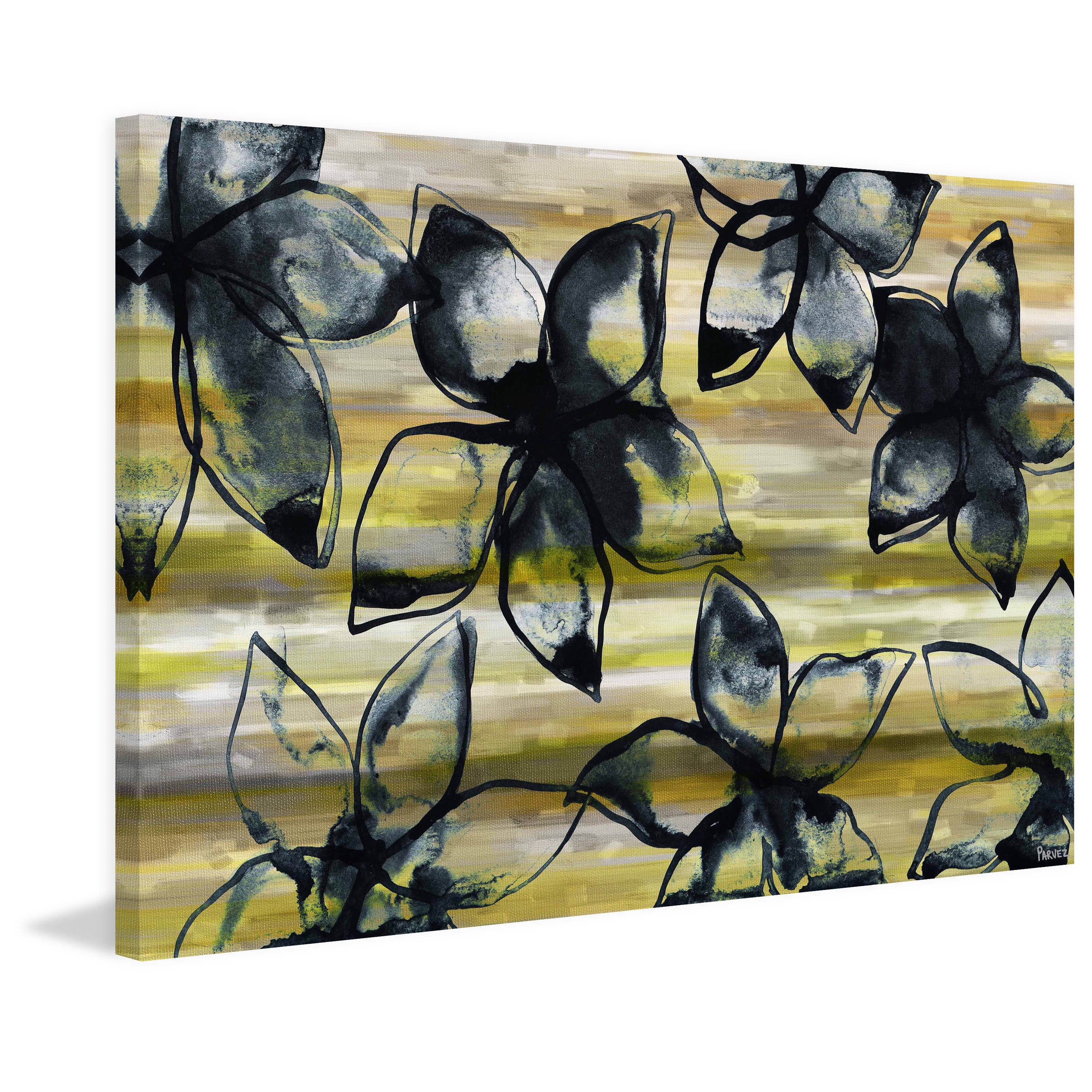 "Flowers in Bloom" Painting Print on Canvas