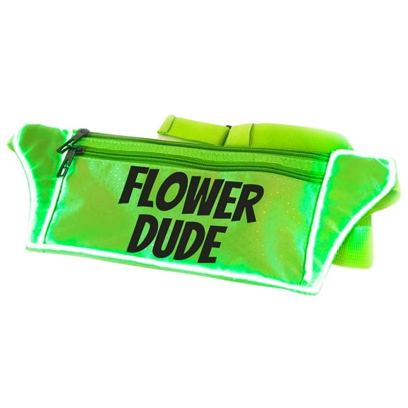 Flower Dude Green Light Up Fanny Pack