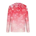 thumbnail image 5 of Prix Réduit! Aqestyerly Haut de Noël pour Femmes Liquidation Mode T-Shirt Décontracté à Manches Longues Col Rond Imprimé Blouse Tops, 5 of 5