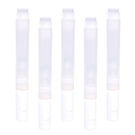 5Pack Refillable 6.5mm Round Nylons Tip Paint Markers For Artists And Enthusiasts