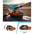thumbnail image 5 of Motorcycle Goggle ATV Dirt Bike Off Road Racing Motocross Goggles for Men,Women, Adults, 5 of 6