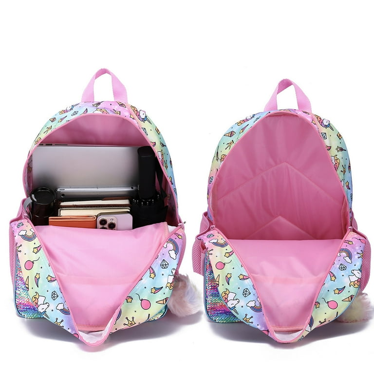 Under One Sky Girl's 6 Piece Unicorn Bag Set