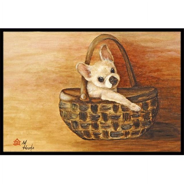 Carolines Treasures MH1063JMAT French Bulldog Tapis Intérieur & Extérieur 24 x 36 Po.