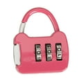 thumbnail image 2 of figatia 3 Digit Combination Lock ,Combination Locker Lock,Gym Locker Lock Outdoor Padlock for Gate Case Wardrobe Office pink, 2 of 7