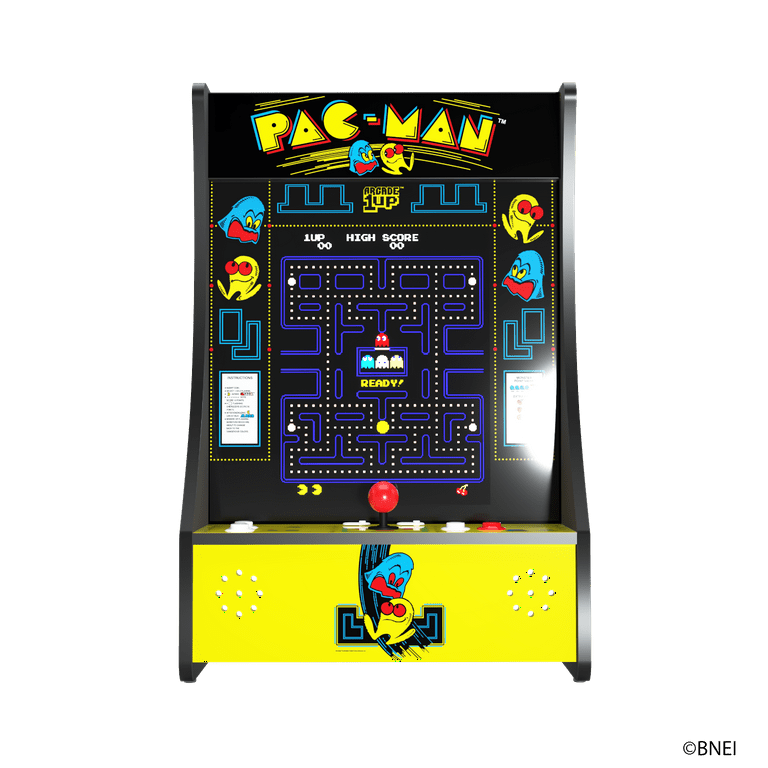 Arcade1UP Pac-Man Yellow Party-cade – 8 Games - Walmart.com
