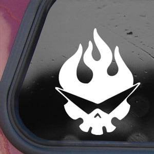 Tengen Boxed - Tengen Toppa Gurren Lagann White Decal Sticker Die-cut White Decal Sticker | 4.5