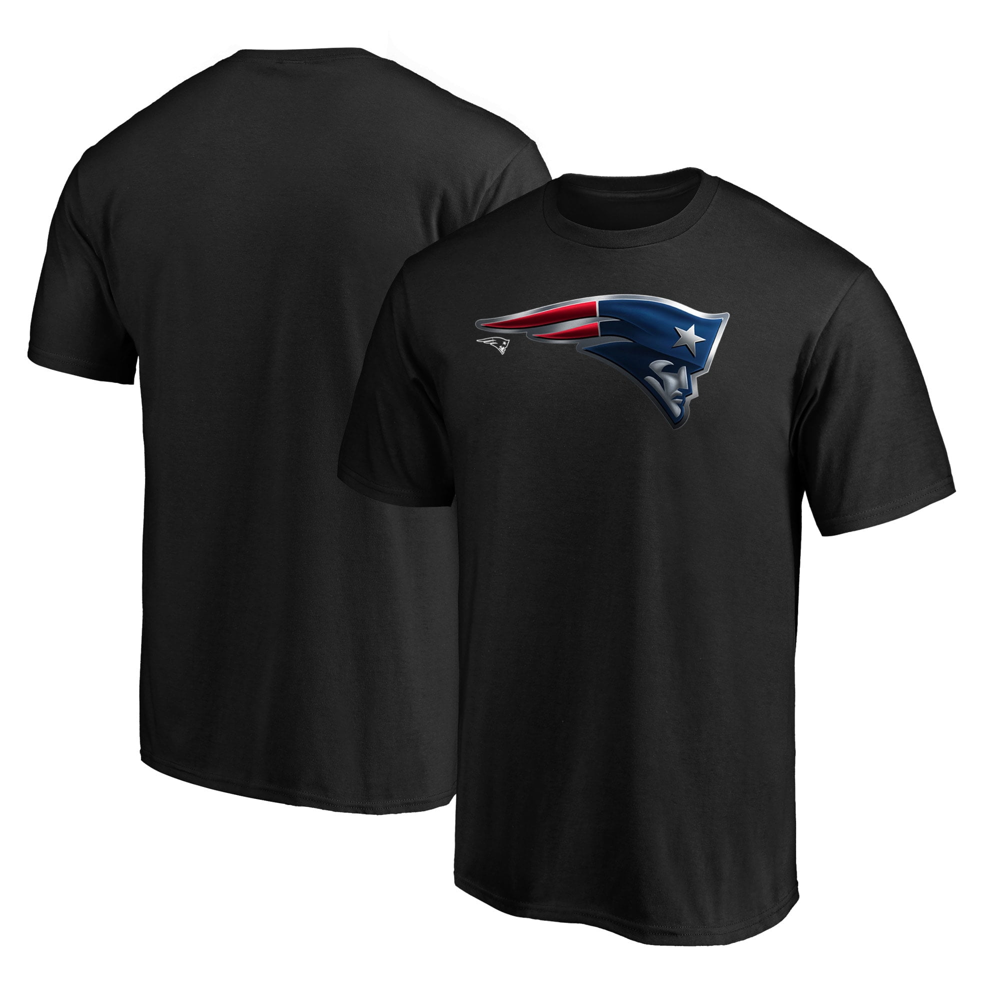 New England Patriots Fanatics Branded Big Tall Midnight Mascot Logo T Shirt Black Walmart Com Walmart Com