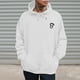 thumbnail image 3 of MHFRRA Sudaderas y Sudaderas para Hombre, Suéter Informal con Estampado, Sudadera con Capucha y Forro Cómodo para Uso Diario En Otoño E Invierno Blanco, 3 of 5