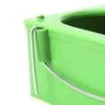 thumbnail image 2 of Methold Plástico verde comida agua tazón tazas loro pájaro palomas jaula taza alimentador alimentación Suministros de alimentación y agua para mascotas Verde L, 2 of 6