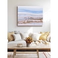 thumbnail image 4 of Blue Brown Ombre Wall Art for Living Room,Canvas Picture Wall Decor for Bathroom Bedroom,Abstract Modern Art Fluid Striped Painting Artwork for Office Kitchen Hallway Dining Room Home Decor 20"x24", 4 of 8