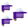 thumbnail image 1 of Sombrilla para sol LIZMOF de alta visibilidad, color morado, paquete de 3, 1 of 5