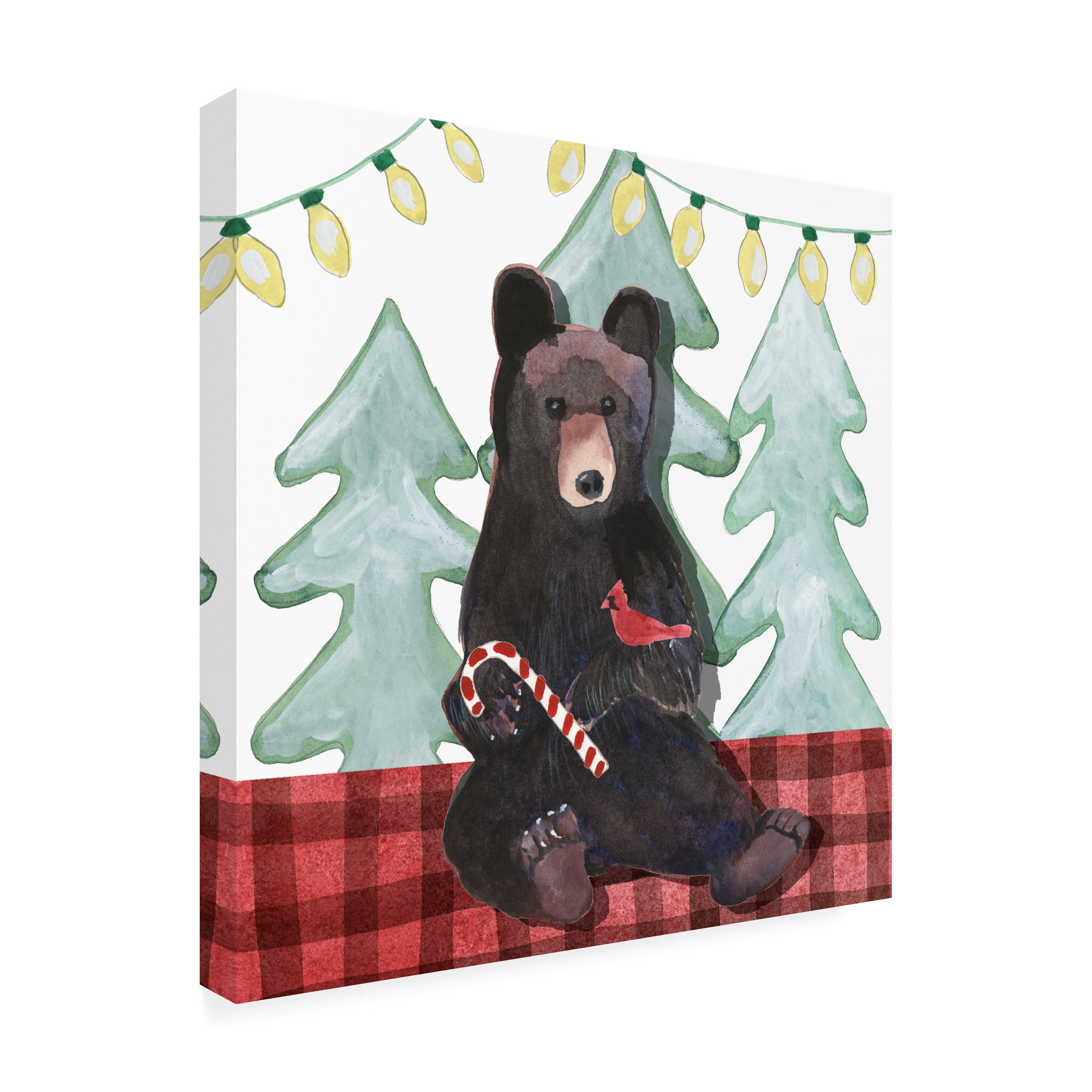 Alicia Ludwig 'A Very Beary Christmas I' Canvas Art