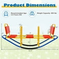 thumbnail image 3 of Gymax Jouet à Bascule pour Enfants Jouet à Bascule d'Extérieur Cadeau pour Enfants Garçons Fille, 3 of 10