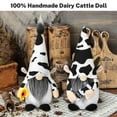 thumbnail image 6 of Ayieyill Cow Gnomes 10.2” Polyester Decorative Figurines,Set of 2, 6 of 7