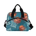 thumbnail image 3 of joogoo Basketball-a1 Insulated Lunch Bags Reusable Cooler Box with Shoulder Strap, 3 of 6