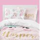 thumbnail image 1 of Juego de Cama Infantil Unicornio Rosa Personalizado (Funda nórdica o edredón), 1 of 5