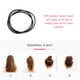 thumbnail image 2 of Moño Postizo Ondulado con Ligas, Estilo Donut para Peinados Elegantes, Cabello Sintético Resistente al Calor, Ideal para Bodas, Fiestas o Eventos Especiales, Fácil de Colocar y de Aspecto Natural., 2 of 6