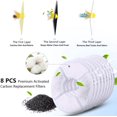 thumbnail image 3 of Pet Drinking Fountain Filter Flower Drinking Fountain Replacement Filter Carbon Filter Replacement Activated Carbon Filter for Cats Dogs, 3 of 6