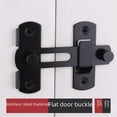 thumbnail image 1 of Enganche de cerradura de puerta Cerrojo de puerta antiguo Cerrojo de puerta sin perforaciones Hebilla de puerta Cerradura antirrobo Hebilla de puerta de granero Cerradura de puerta corrediza, 1 of 5