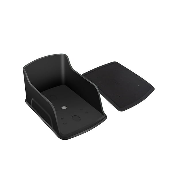 Protector de lluvia Sidaley para acceso a la puerta autoadhesivo Negro